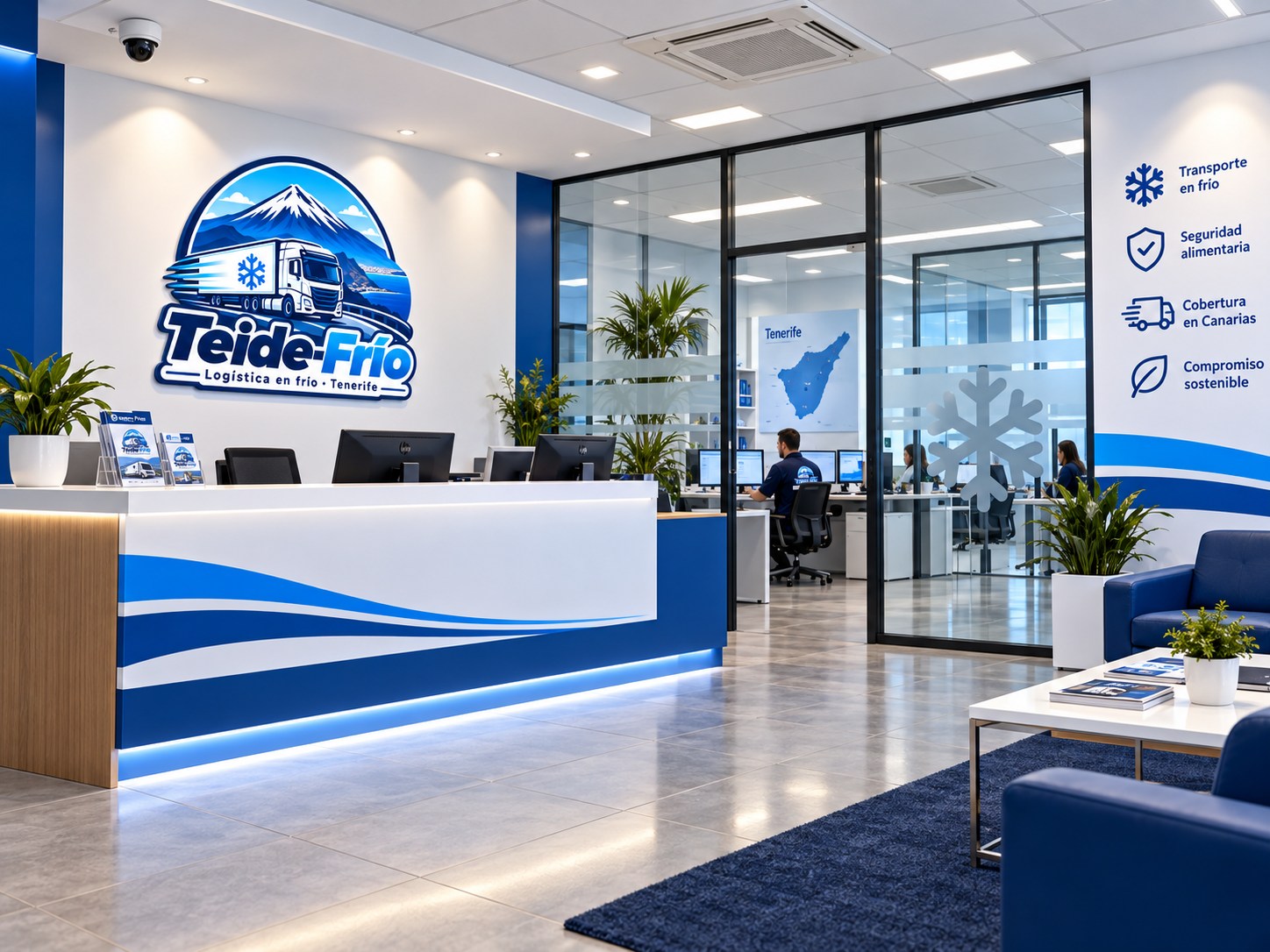 Recepción y oficina de atención al cliente